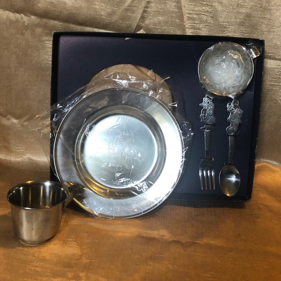 Children’s dinner set VTG stainless steel … - Picture 6 of 16